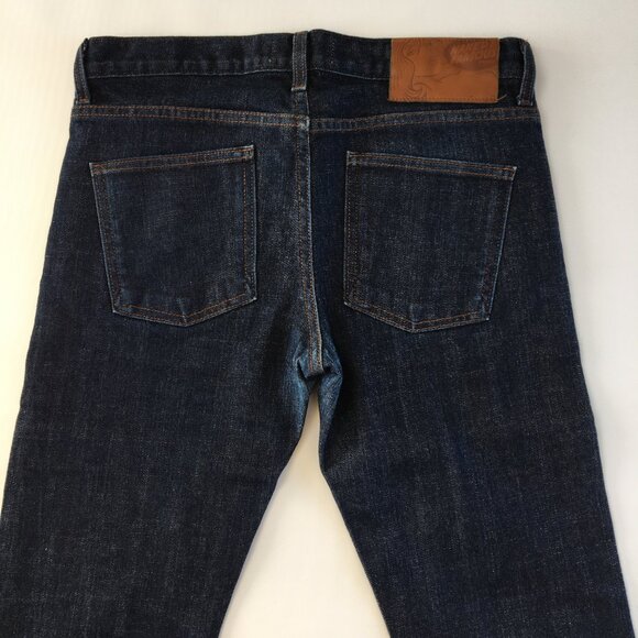 Naked & Famous Super Guy Stretch Selvedge Button Fly Jeans 33 - Picture 7 of 11